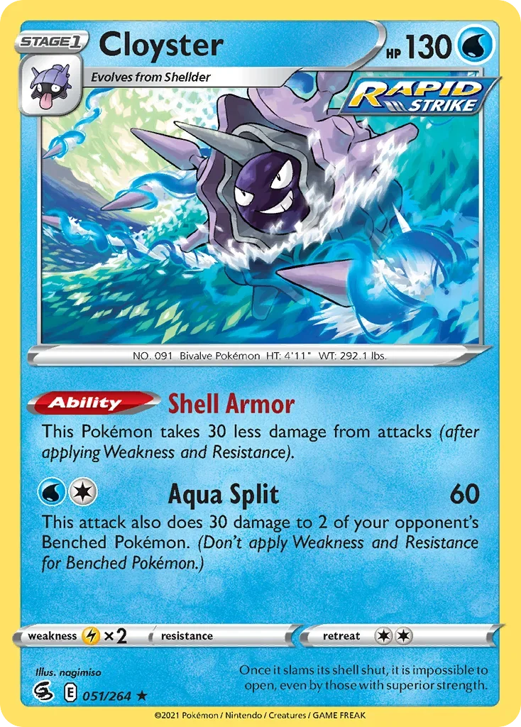 051/264 from Fusion Strike Rare Pokemon Card