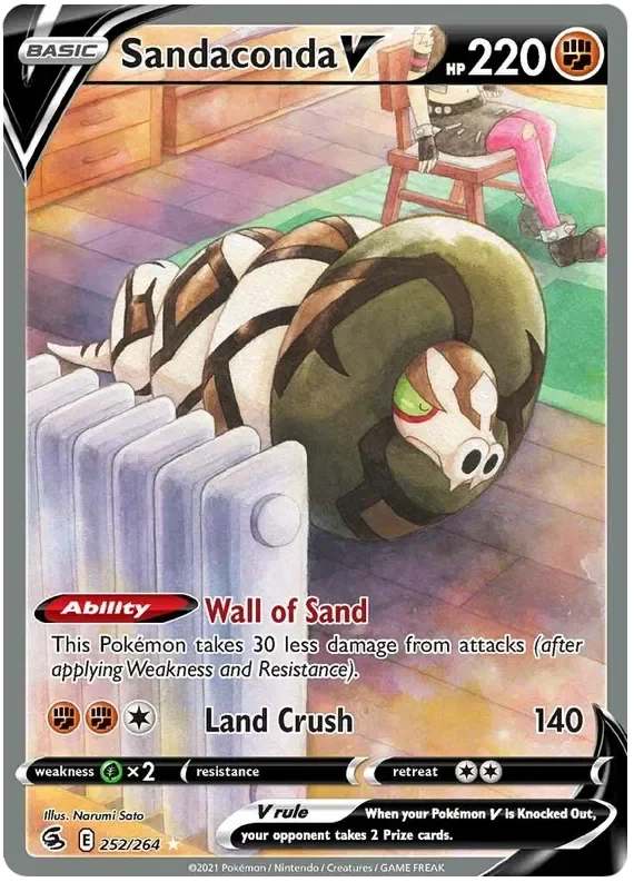 252/264 from Fusion Strike Alternate Art Pokemon Card