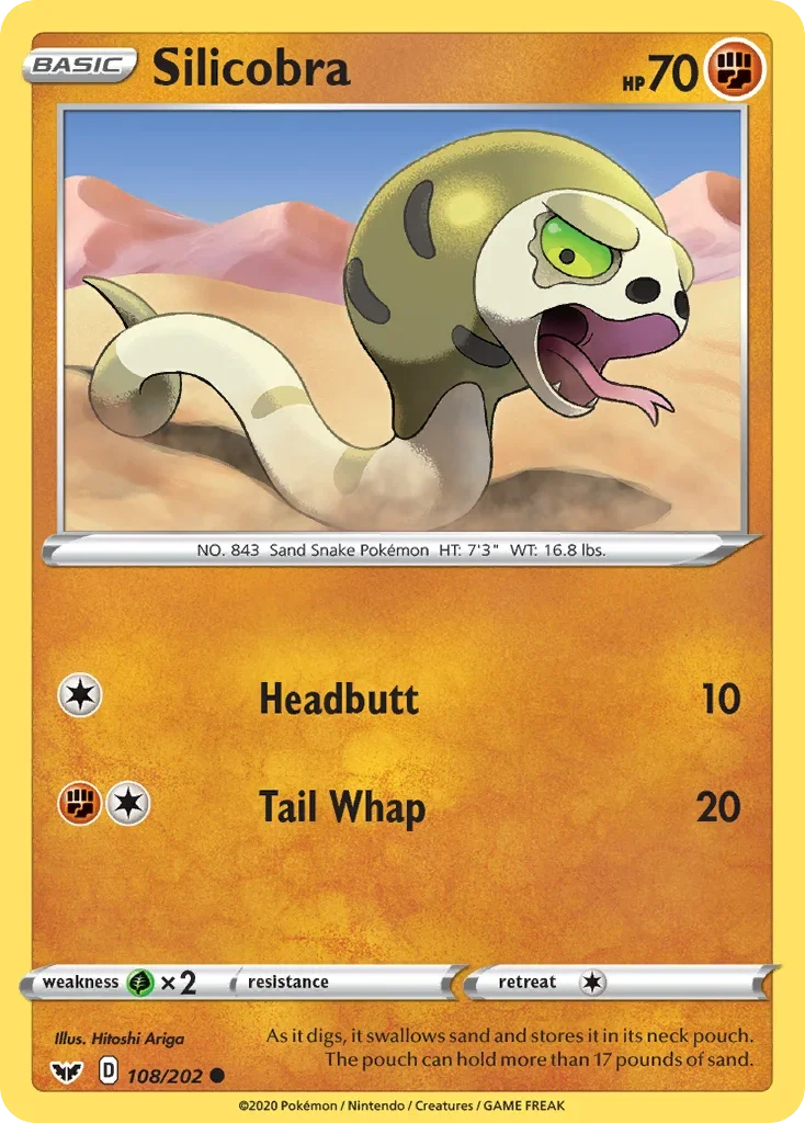 108/202 from Sword & Shield Common Pokemon Card