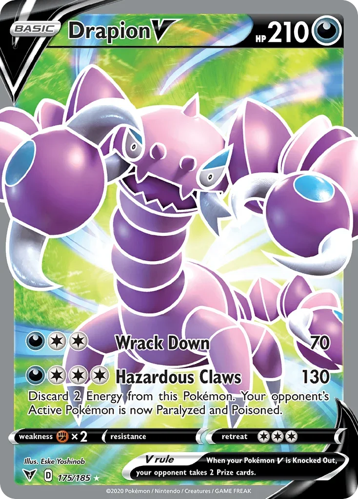 175/185 from Vivid Voltage Full Art Pokemon Card