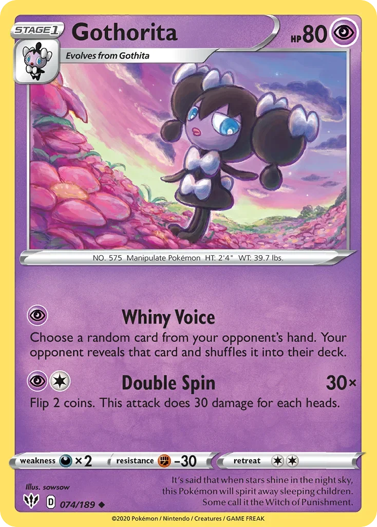 074/189 from Darkness Ablaze Uncommon Pokemon Card