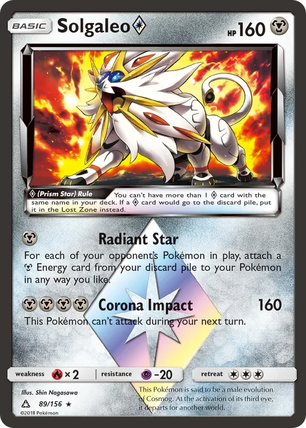 89/156 from Ultra Prism Prism Rare Pokemon Card