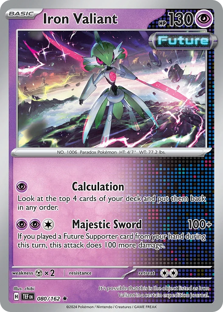 080/162 from Temporal Forces Rare Pokemon Card