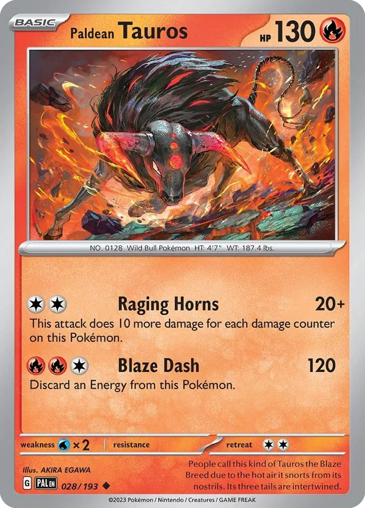028/193 from Paldea Evolved Uncommon Pokemon Card