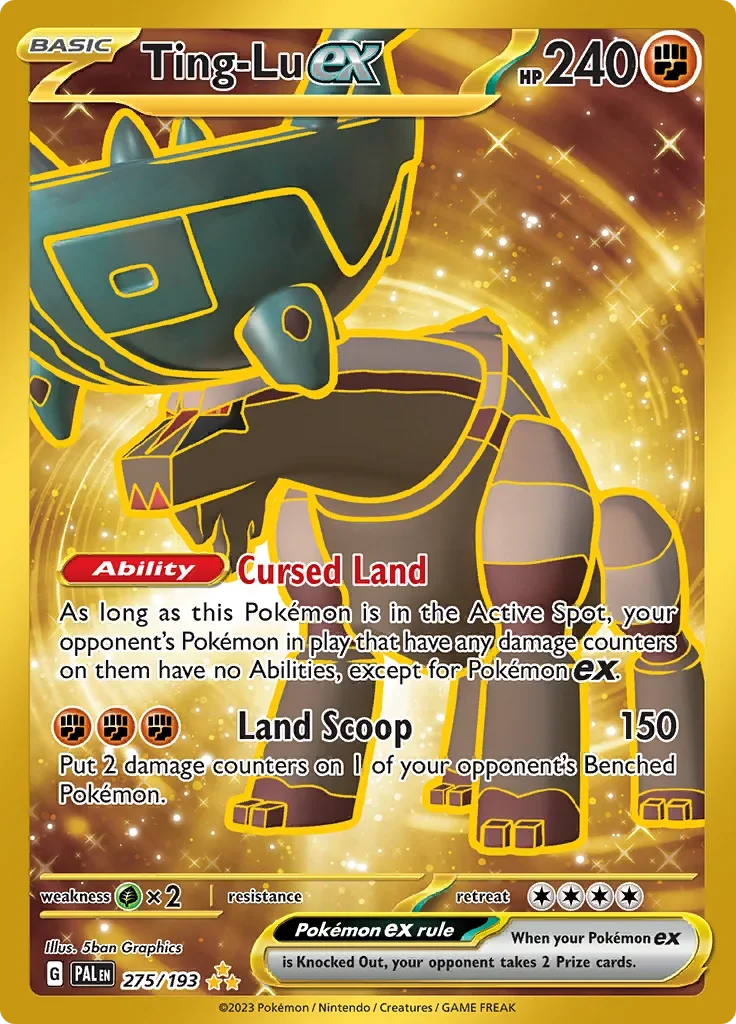 275/193 from Paldea Evolved Hyper Rare Pokemon Card
