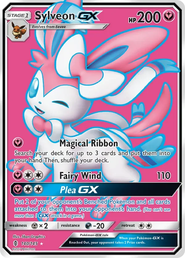 140/145 from Guardians Rising Full Art Pokemon Card