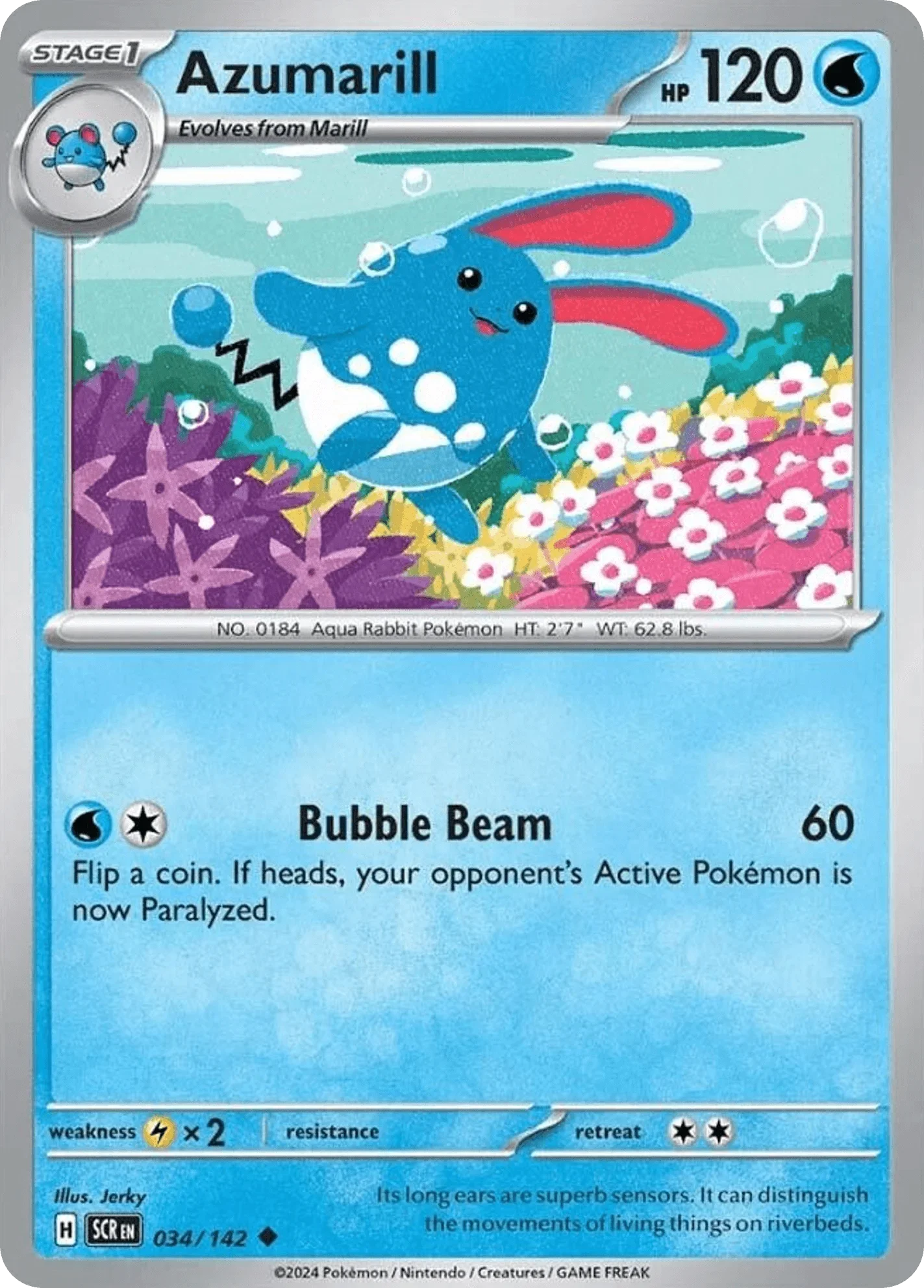 034/142 from Stellar Crown Card List Uncommon Pokemon Card