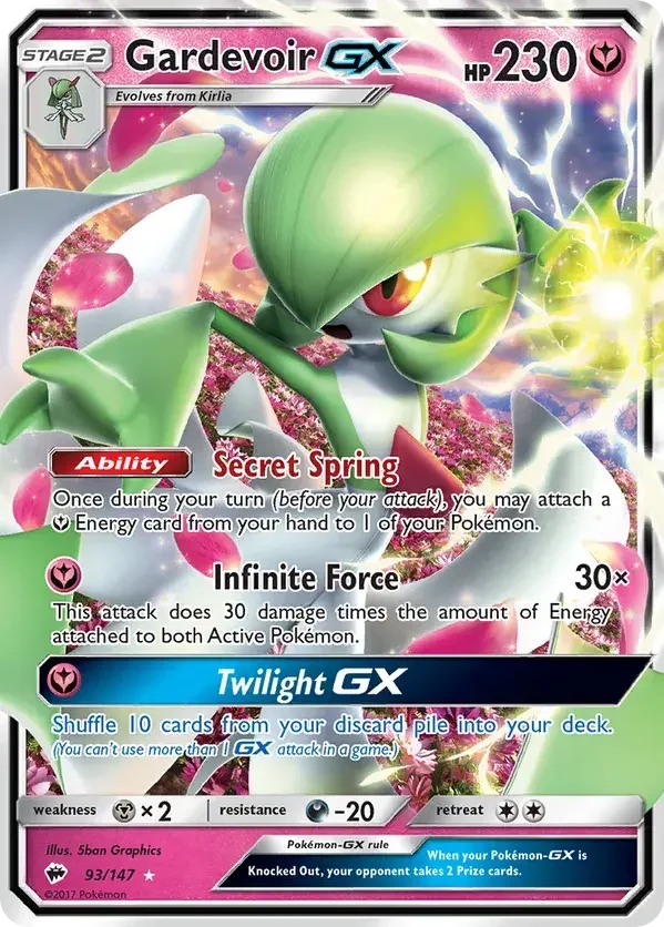 093/147 from Burning Shadows Ultra Rare Pokemon Card
