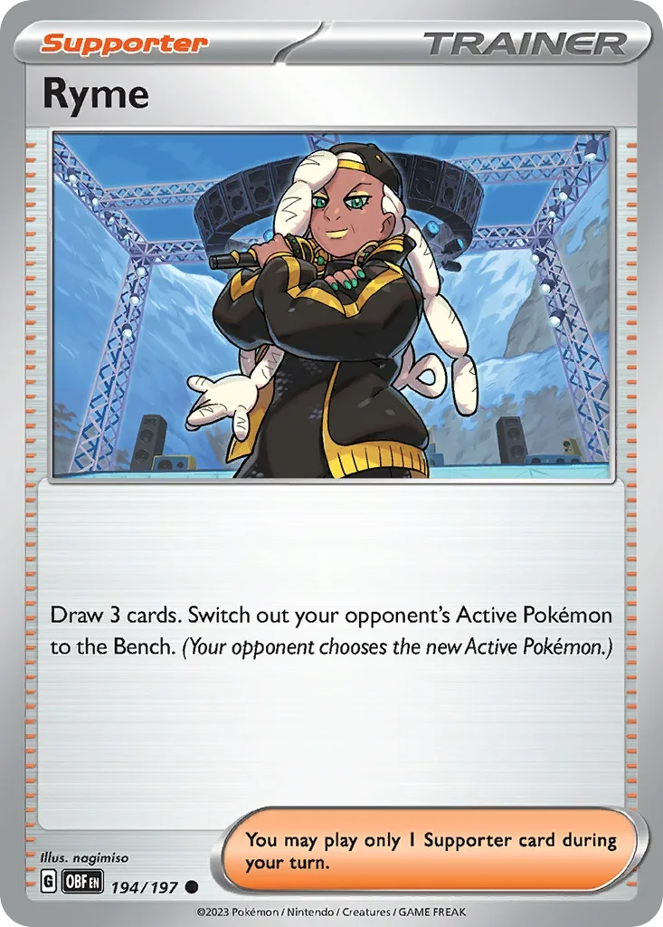 194/197 from Obsidian Flames Common Pokemon Card