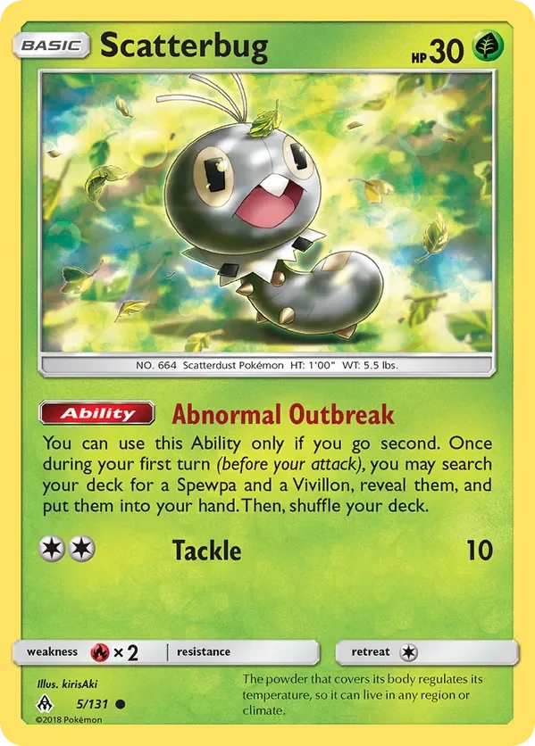 5/131 from Forbidden Light Common Pokemon Card