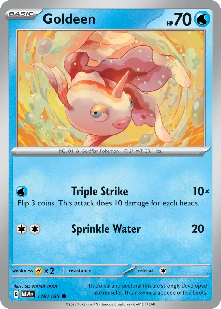 118/165 from 151 Common Pokemon Card