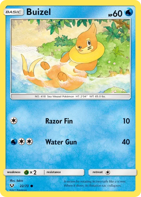 22/73 from Shining Legends Common Pokemon Card