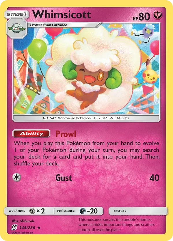 144/236 from Unified Minds Rare Pokemon Card