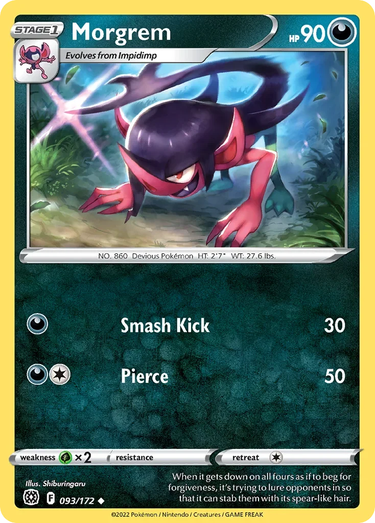 093/172 from Brilliant Stars Uncommon Pokemon Card