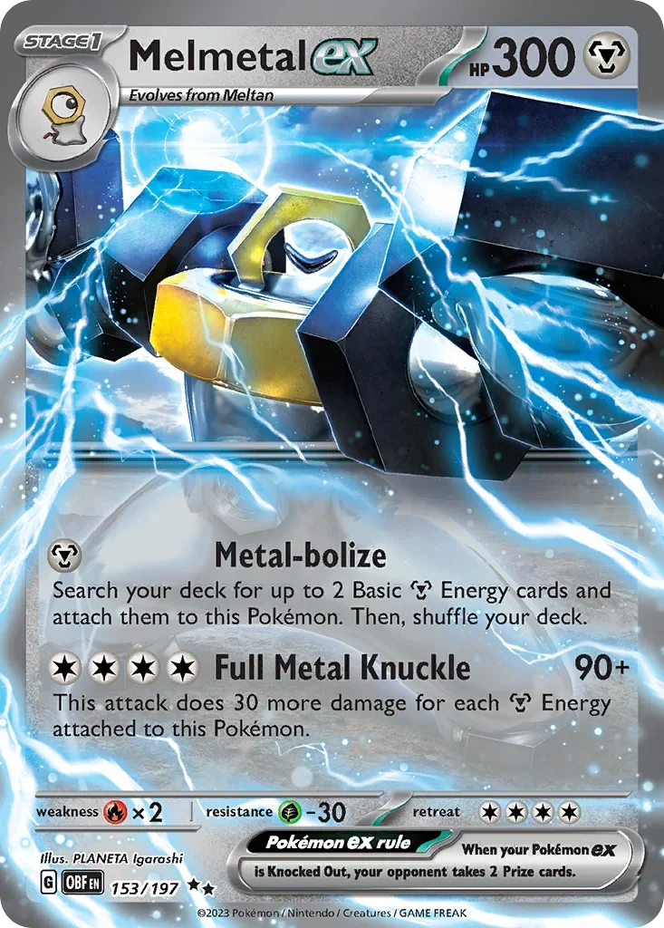 153/197 from Obsidian Flames Double Rare Pokemon Card