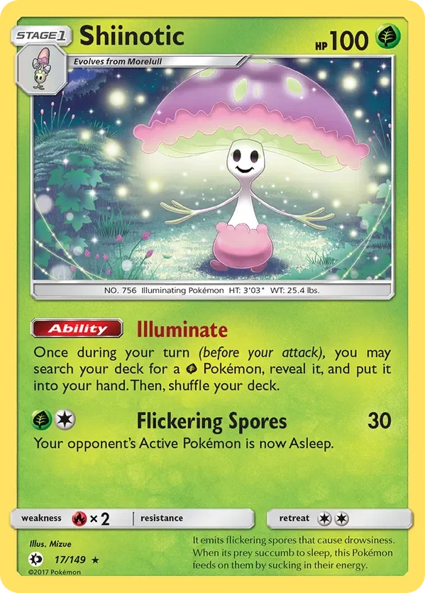 17/149 from Sun & Moon Base Holo Rare Pokemon Card