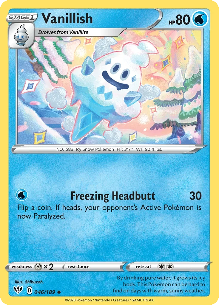 046/189 from Darkness Ablaze Uncommon Pokemon Card