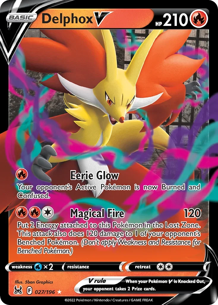 027/196 from Lost Origin Ultra Rare Pokemon Card