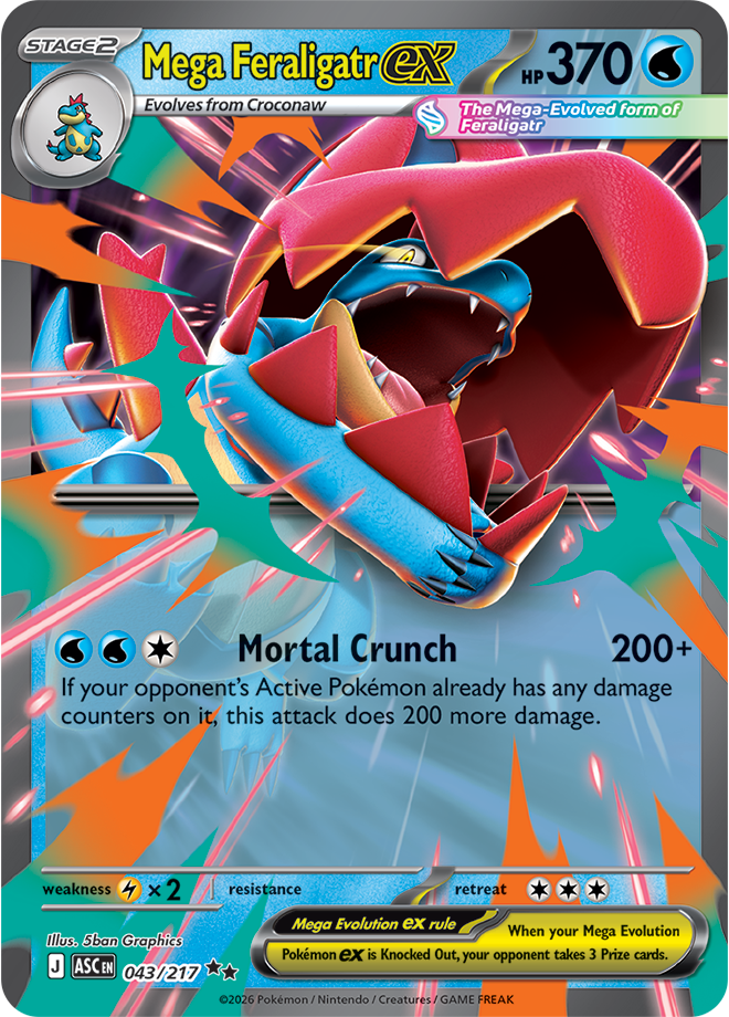 043/217 Misty's Starmie ex from Ascended Heroes double-rare
