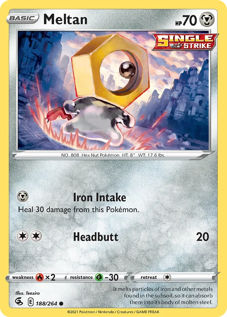 188/264 from Fusion Strike Common Pokemon Card