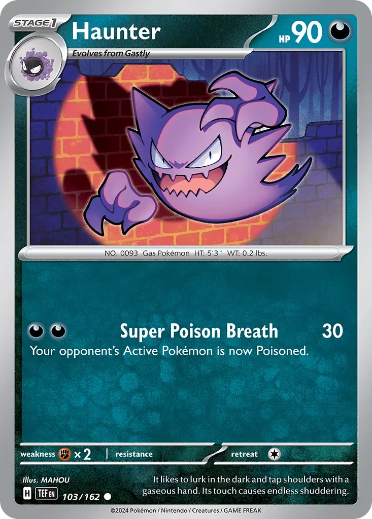 103/162 from Temporal Forces Common Pokemon Card