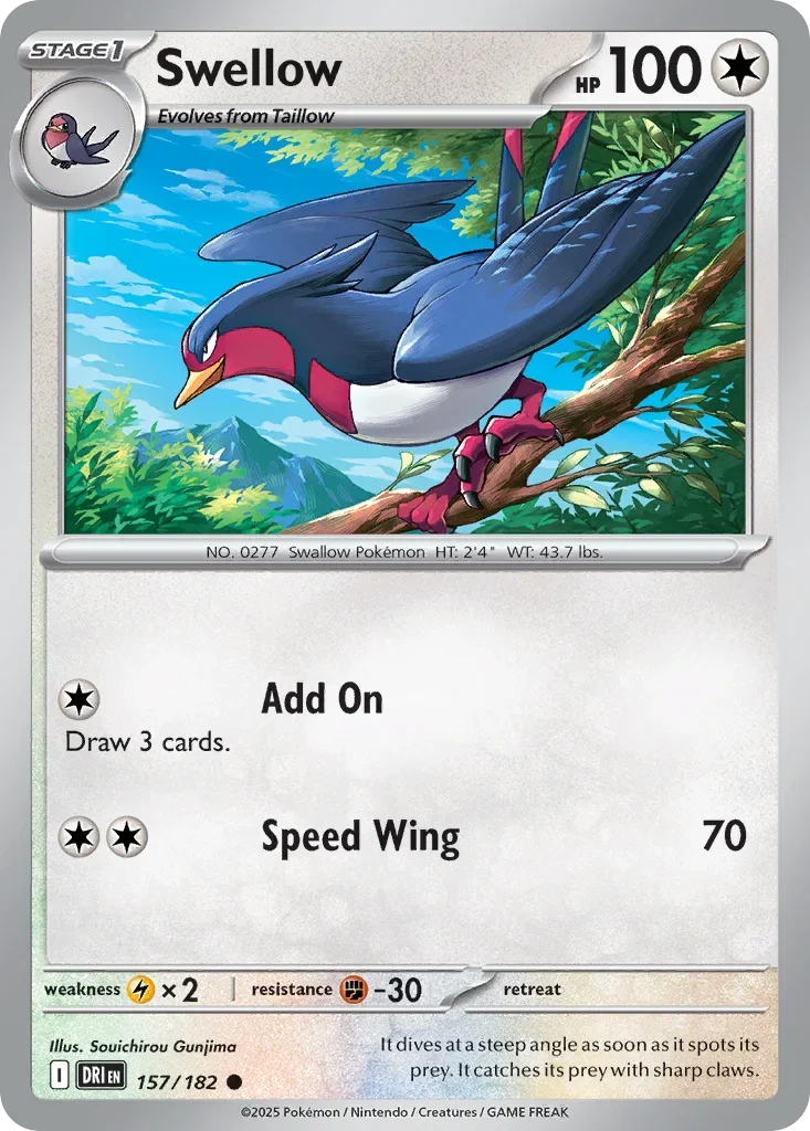 157/182 from Destined Rivals Common Pokemon Card