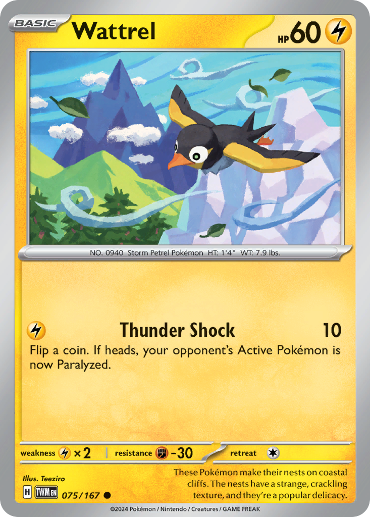 075/167 from Twilight Masquerade Common Pokemon Card