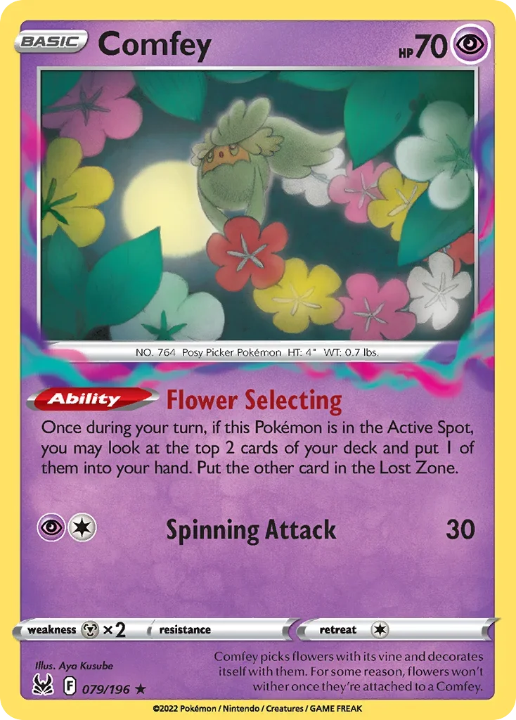 079/196 from Lost Origin Rare Pokemon Card