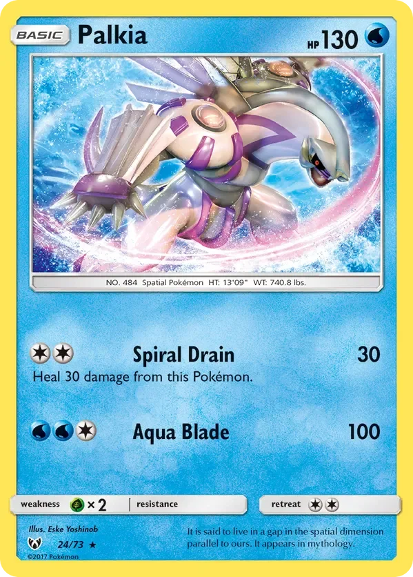 24/73 from Shining Legends Holo Rare Pokemon Card