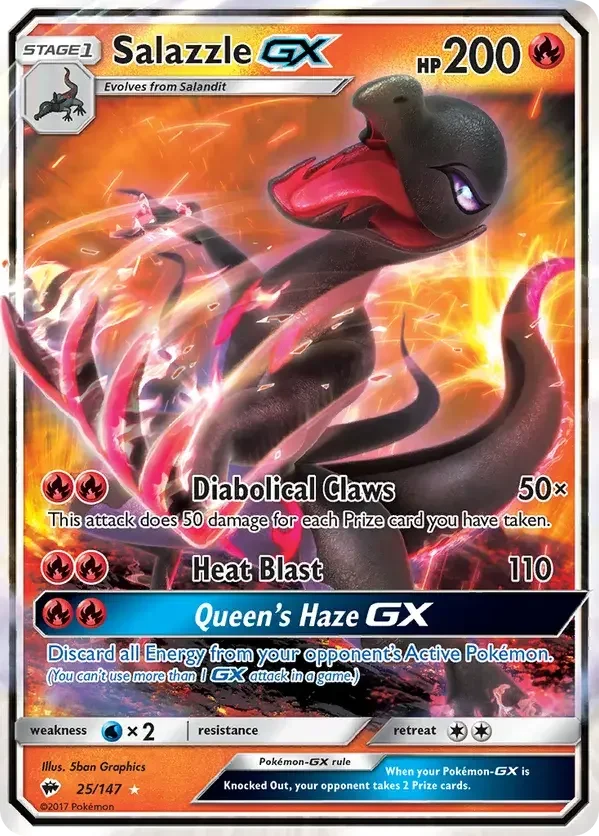 25/147 from Burning Shadows Ultra Rare Pokemon Card