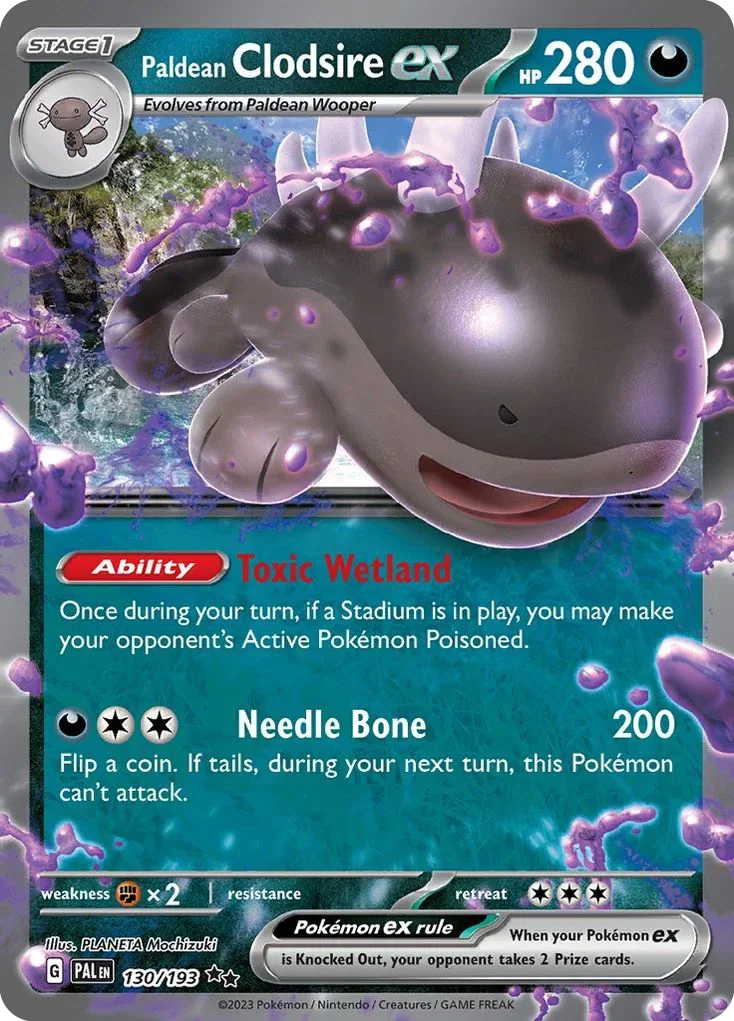130/193 from Paldea Evolved Double Rare Pokemon Card