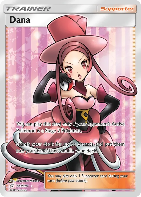 173/181 Dana Full Art Trainer Pokemon Card