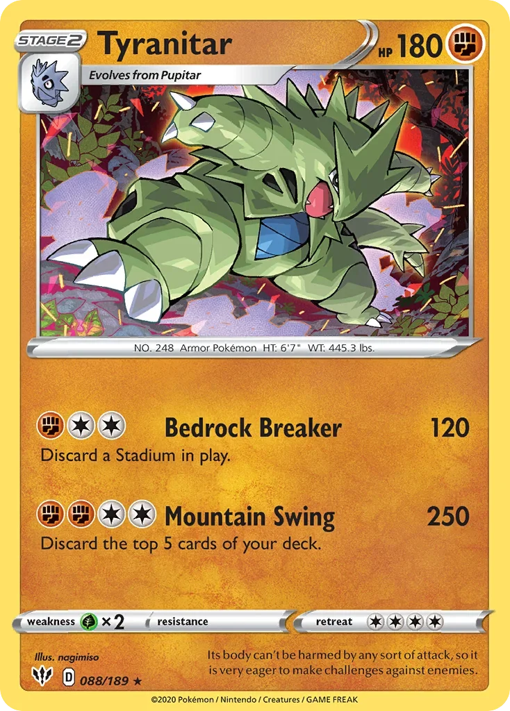 088/189 from Darkness Ablaze Holo Rare Pokemon Card
