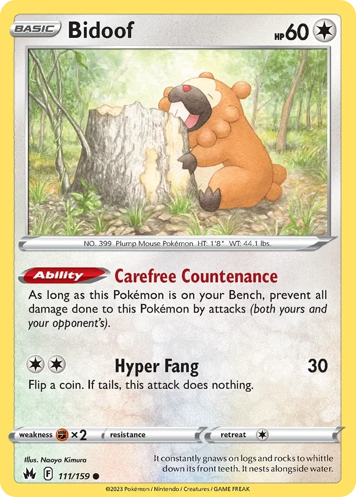 111/159 from Crown Zenith Common Pokemon Card