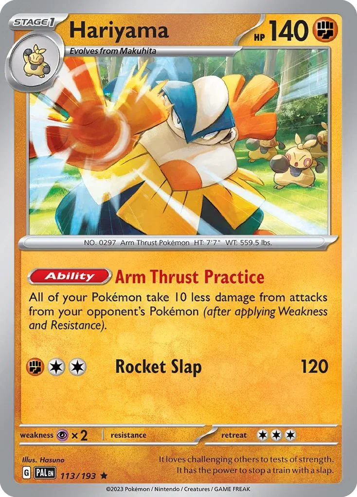 113/193 from Paldea Evolved Rare Pokemon Card