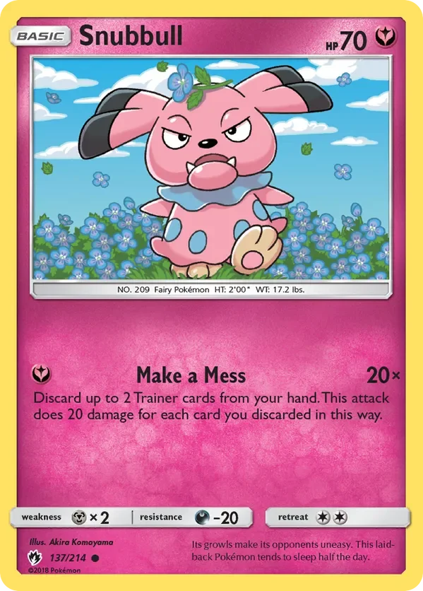 137/214 from Lost Thunder Common Pokemon Card