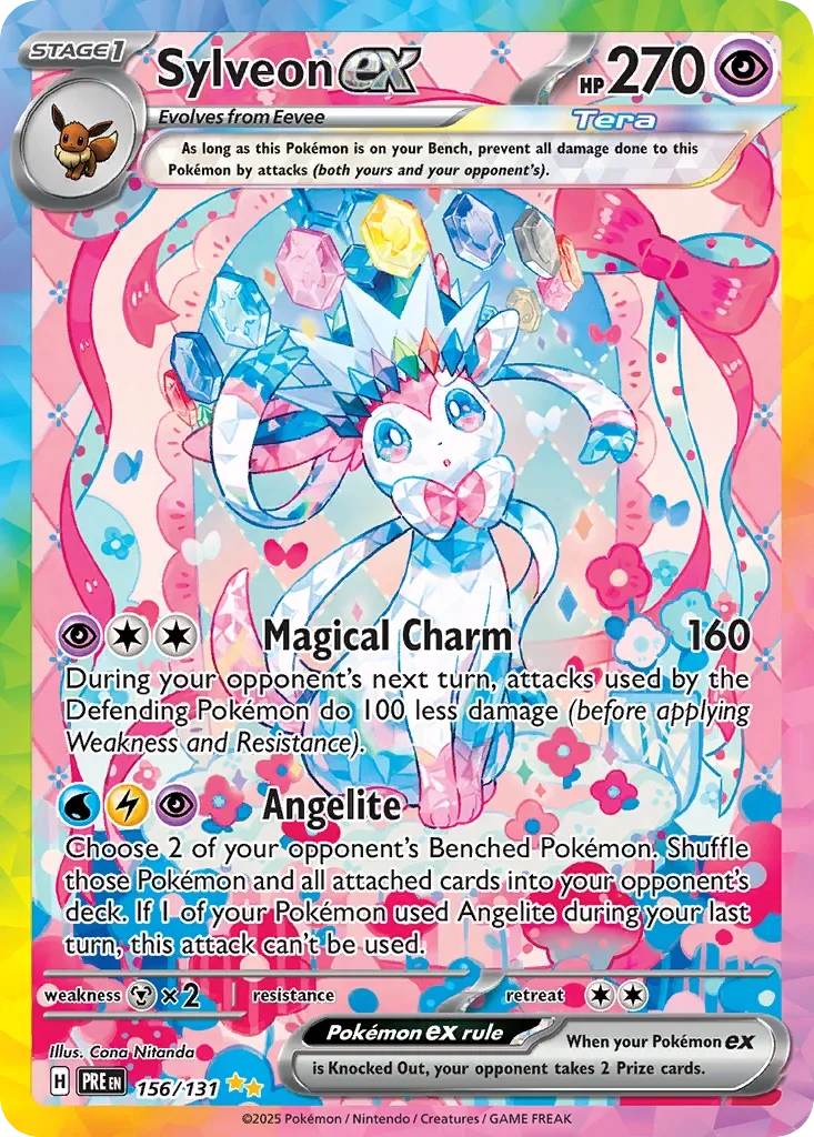 156/131 from Prismatic Evolutions Card List Special Illustration Rare Pokemon Card