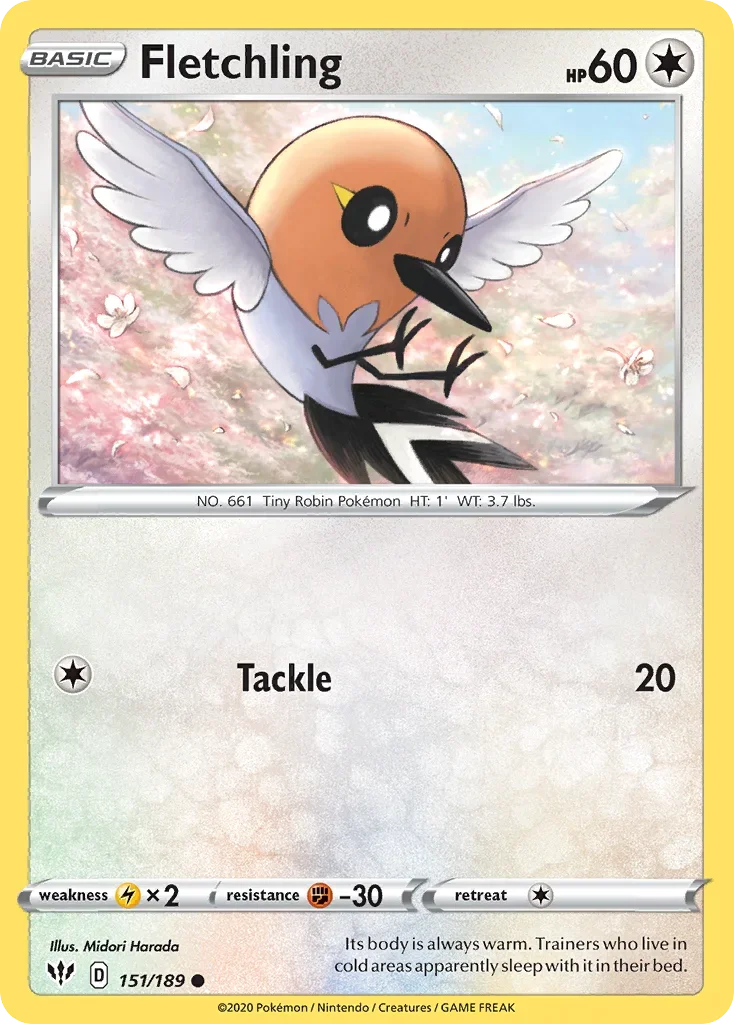 151/189 from Darkness Ablaze Common Pokemon Card