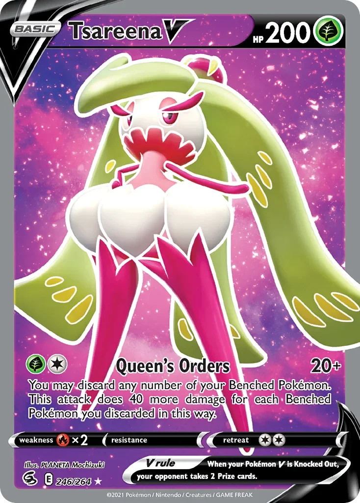 246/264 from Fusion Strike Full Art Pokemon Card