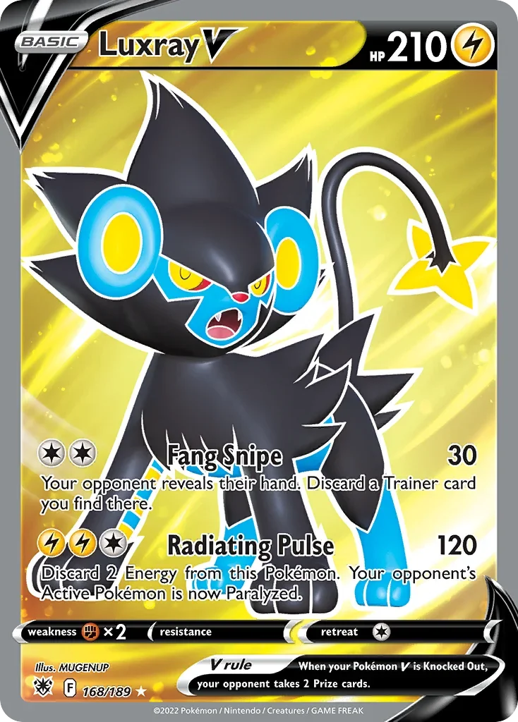 168/189 from Astral Radiance Full Art Pokemon Card