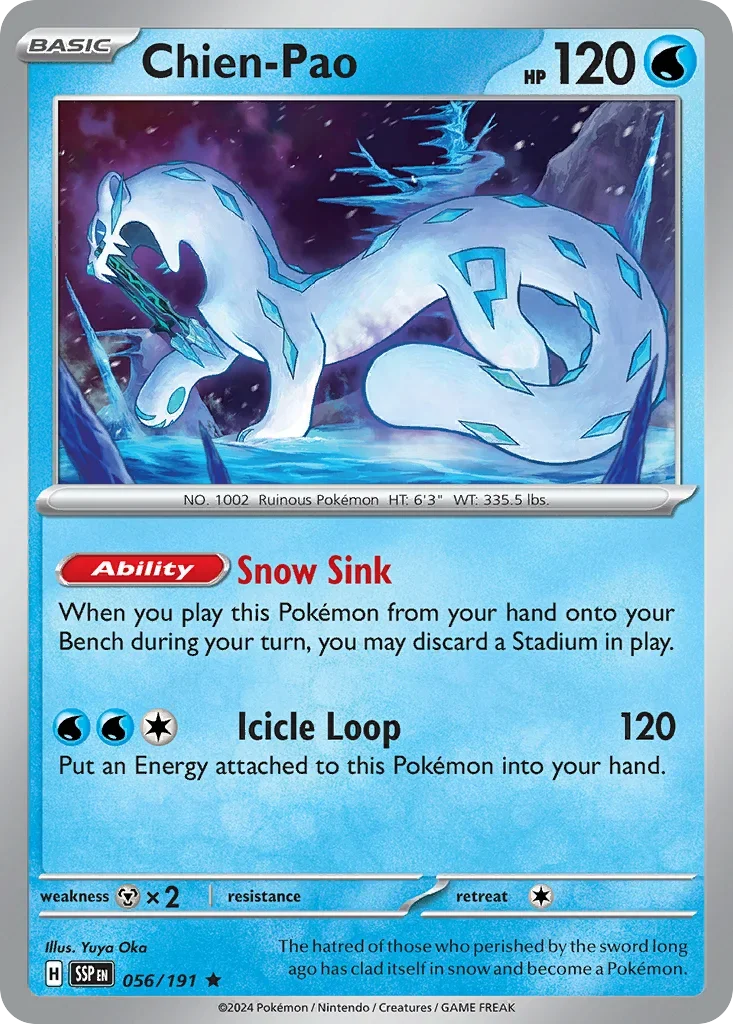 056/191 from Surging Sparks Card List Rare Pokemon Card