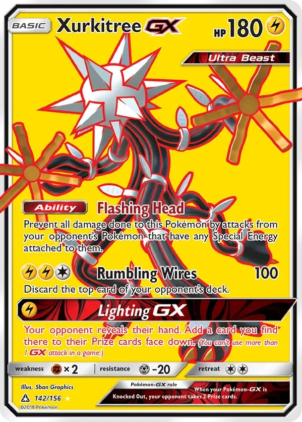 142/156 from Ultra Prism Full Art Pokemon Card