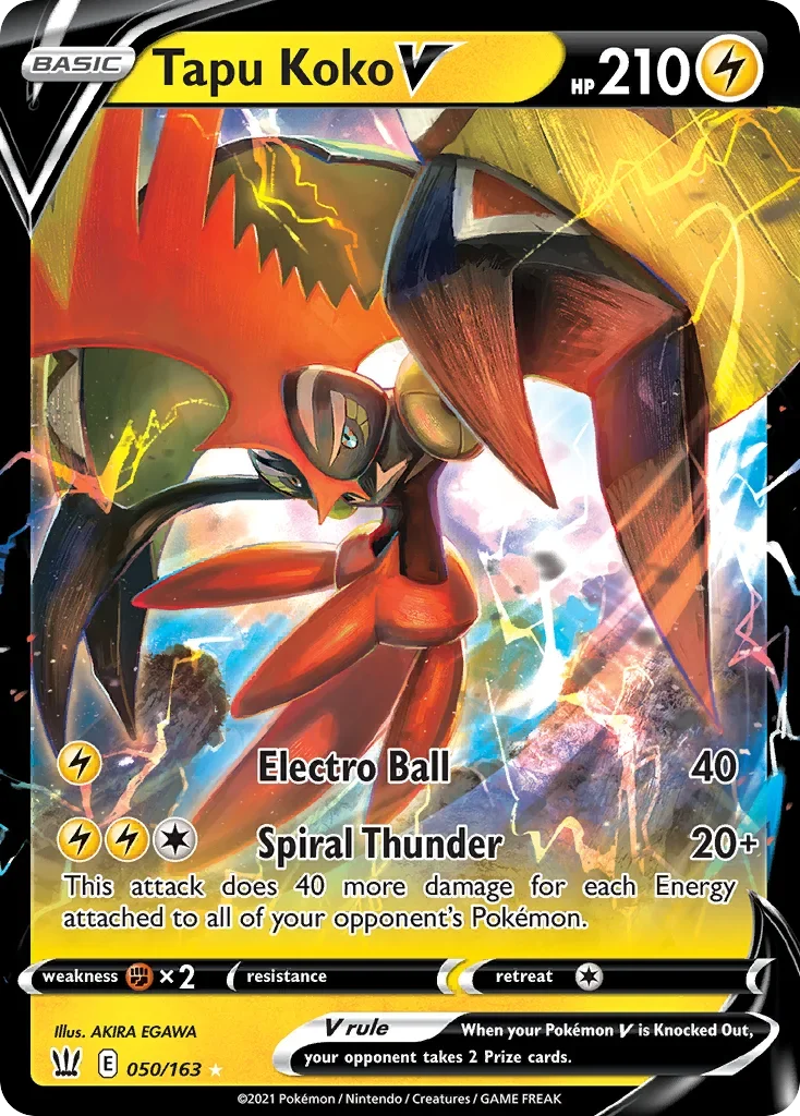 050/163 from Battle Styles Ultra Rare Pokemon Card