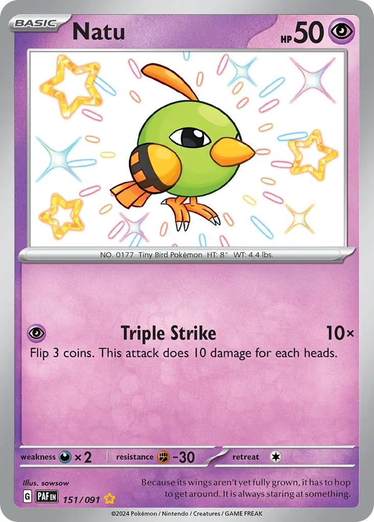 151/091 from Paldean Fates Shiny Rare Pokemon Card