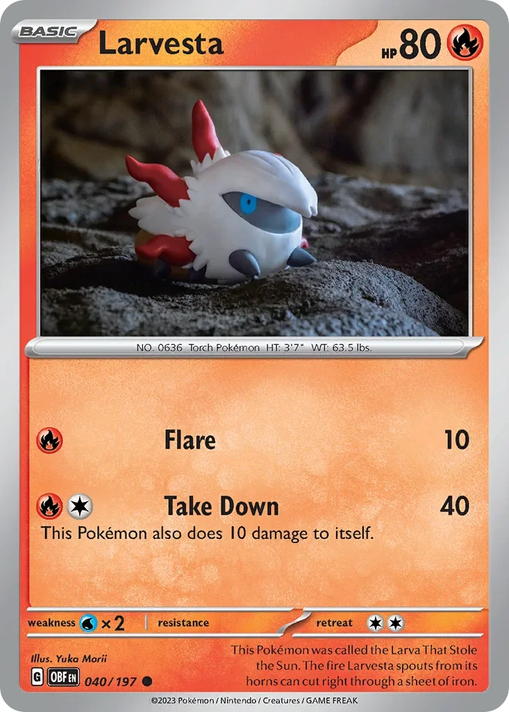 040/197 from Obsidian Flames Common Pokemon Card