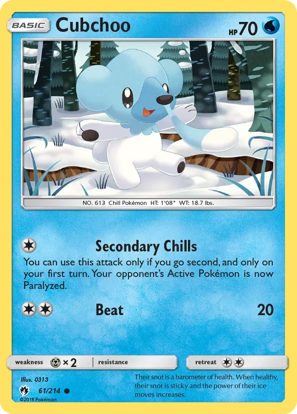 61/214 from Lost Thunder Common Pokemon Card