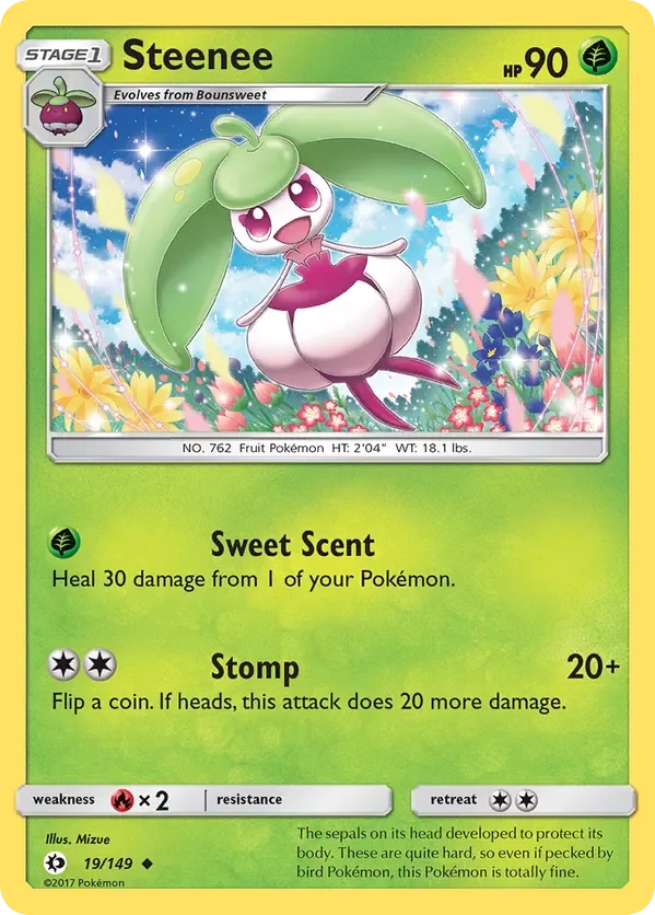 19/149 from Sun & Moon Base Uncommon Pokemon Card