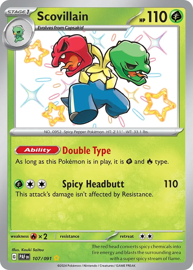 107/091 from Paldean Fates Shiny Rare Pokemon Card