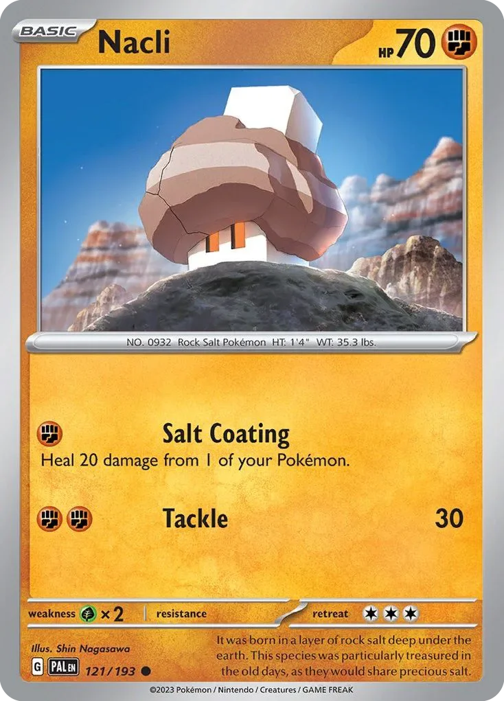 121/193 from Paldea Evolved Common Pokemon Card
