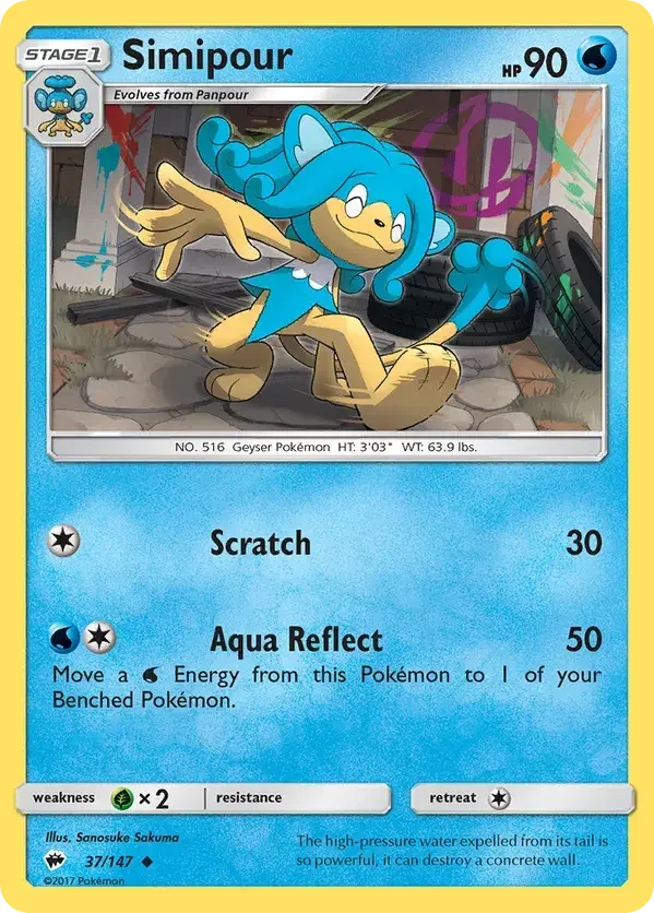 37/147 from Burning Shadows Uncommon Pokemon Card